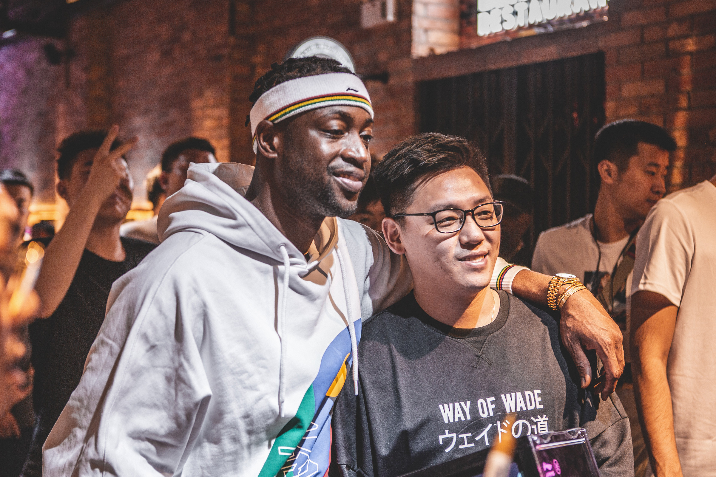 Cody with Dwyane Wade
