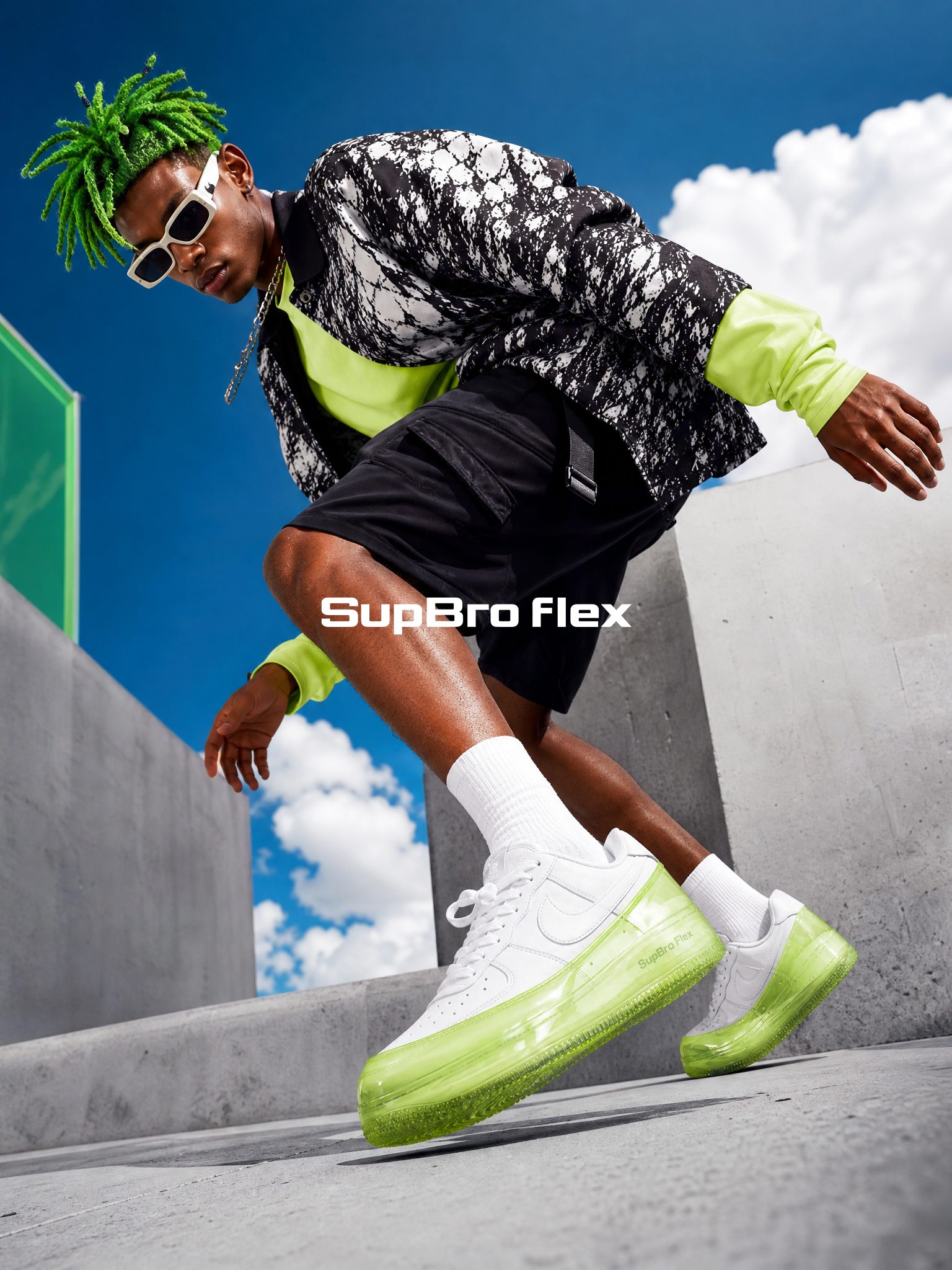SUPBRO FLEX green urban campaign